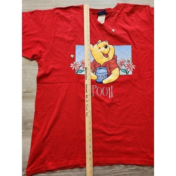 Vintage Winnie the Pooh Double Sided V Neck Disney T Shirt Womens 2X 22W / 24W - Picture 8 of 8